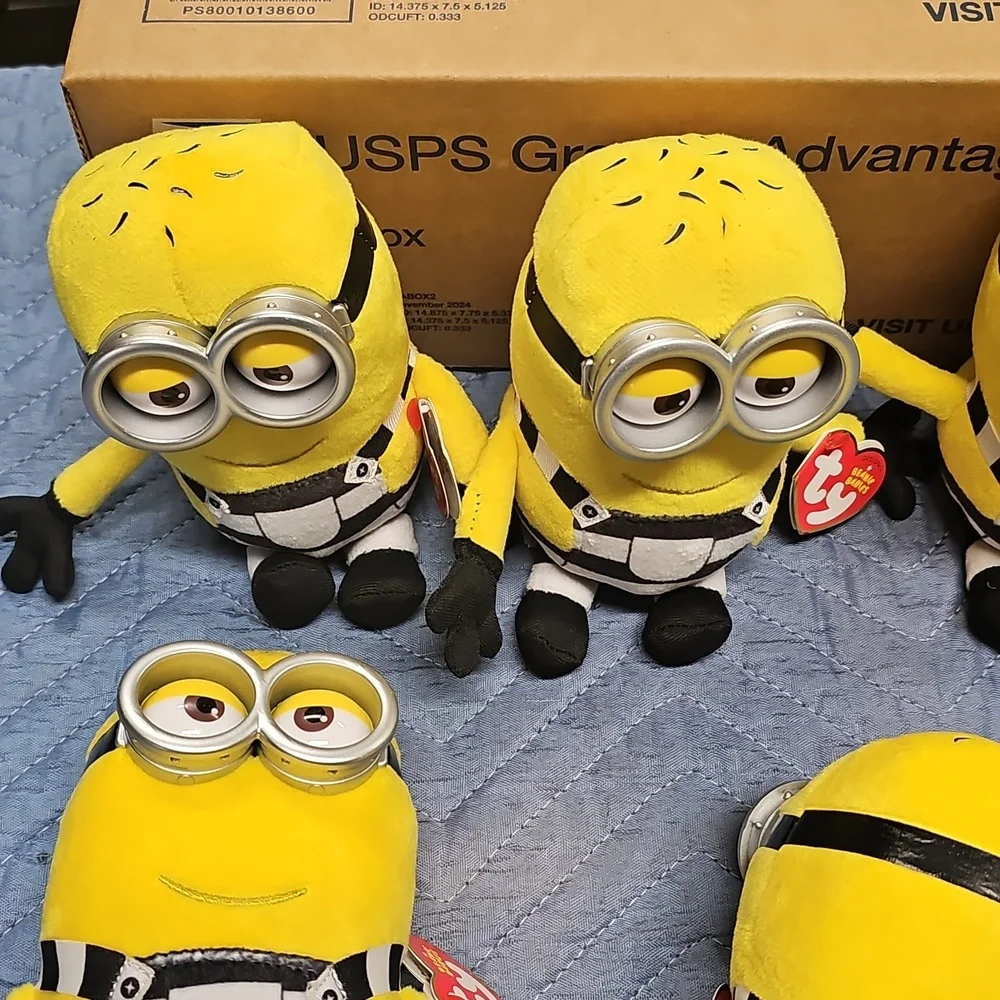 Ty Beanie Babies Despicable Me 3 Tom minion jail bird - Picture 7 of 8
